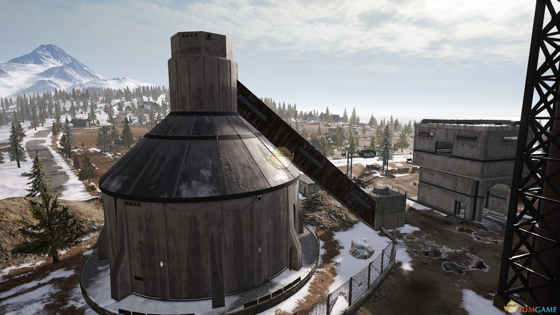 《绝地求生》雪地地图Cement Factory水泥厂详解以及打法心得