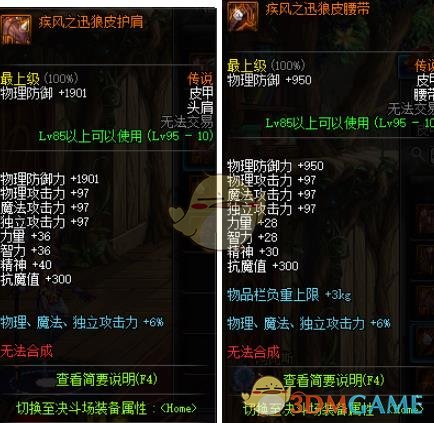《DNF》哈林传说装备大全