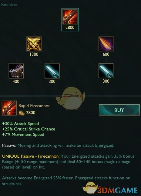 《LOL》测试服ADC装备改动预告