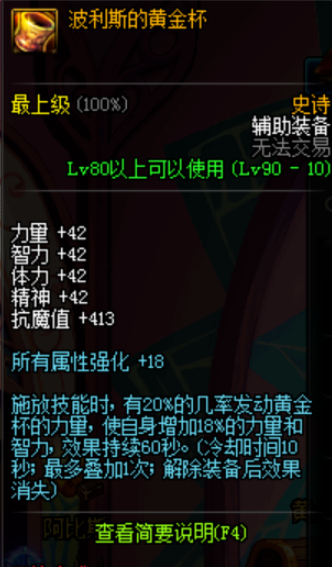 dnf黄金杯可以升级吗
