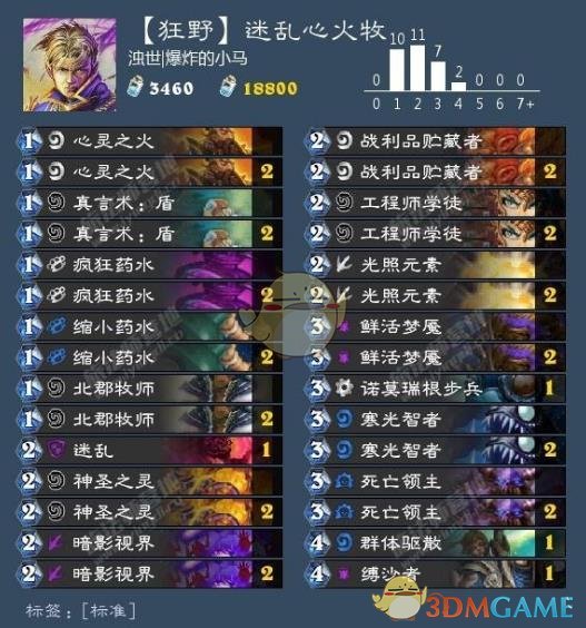 《炉石传说》2019狂野牧师卡组推荐