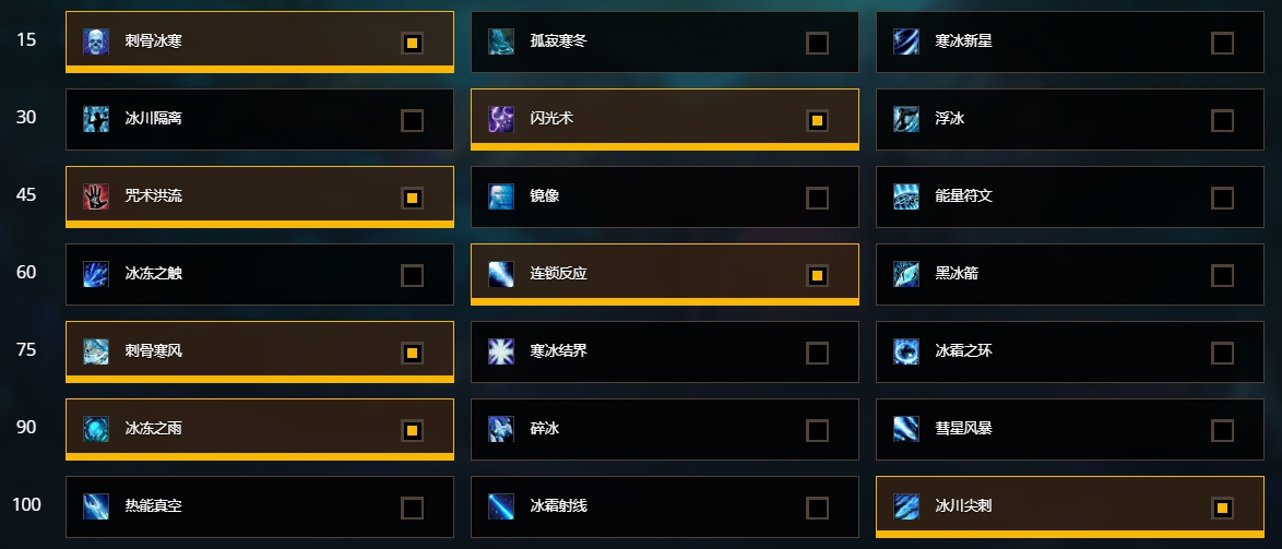 《魔兽世界》8.15冻雨冰刺冰法大秘境简易指南