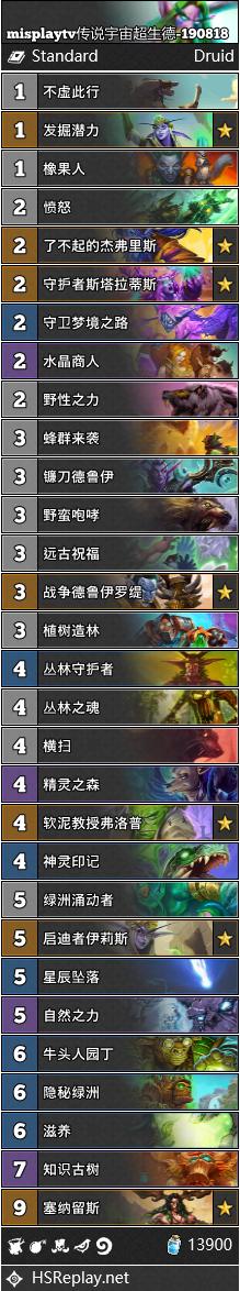 《炉石传说》奥丹姆奇兵8月末强势上分卡组汇总