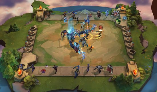 《LOL》9.16云顶之弈6剑士4枪手2科技分开站位打法视频