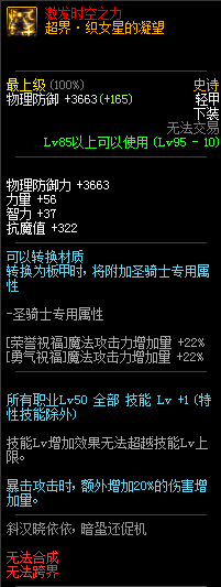 《DNF》奶萝防具排行