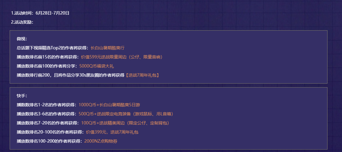 《逆战》7周年封魔少女挑战赛活动地址