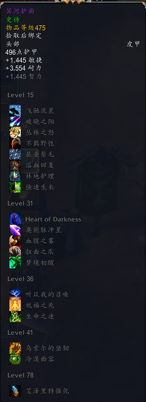 《魔兽世界》尼奥罗萨全特质装汇总