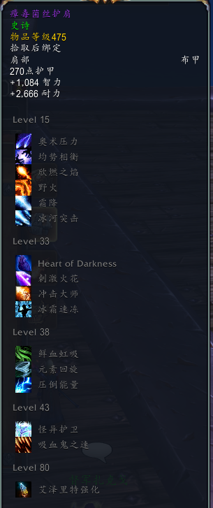 《魔兽世界》尼奥罗萨全特质装汇总