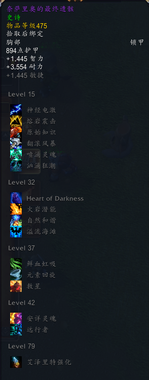 《魔兽世界》尼奥罗萨全特质装汇总