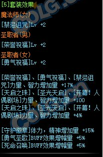 《DNF》大自然之息套装属性外观一览