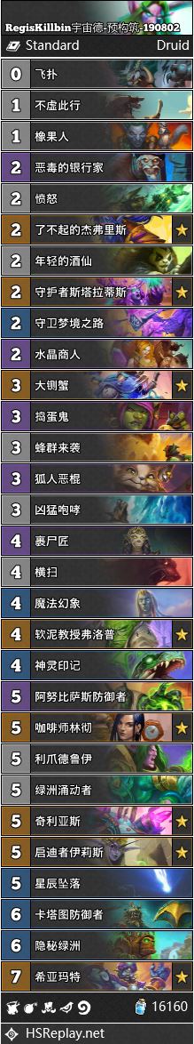 《炉石传说》奥丹姆奇兵8月T1上分卡组汇总