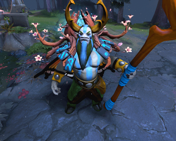 《dota2》2019国际邀请赛珍宝之瓶宝蓝幽谷君王饰品外观
