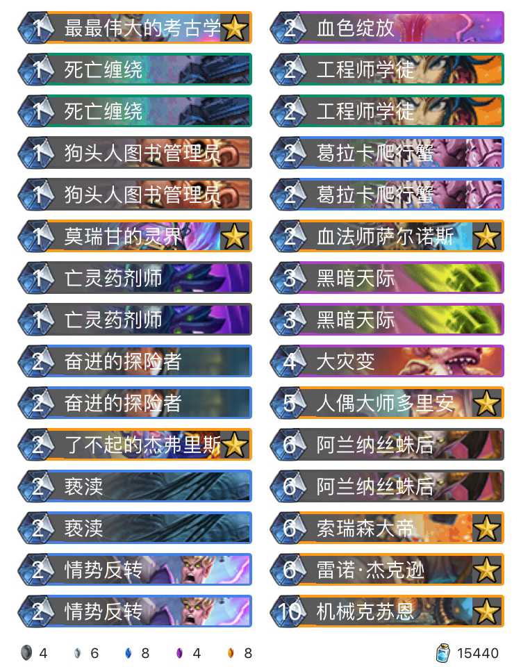 《炉石传说》巨龙降临狂野全职业卡组大全