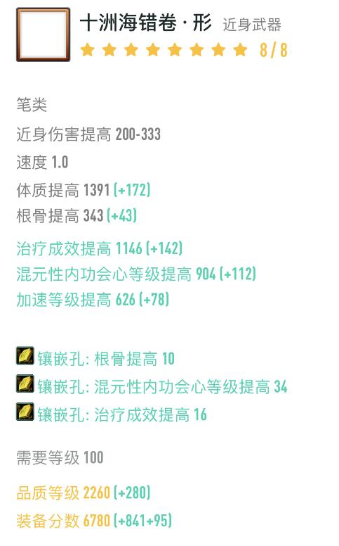 《剑网3》万花100级小橙武介绍