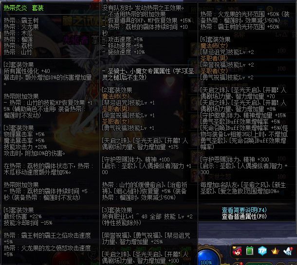 《DNF》100版本装备大全