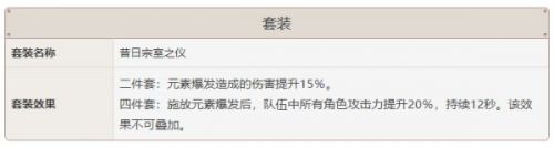 原神莫娜辅助圣遗物选择