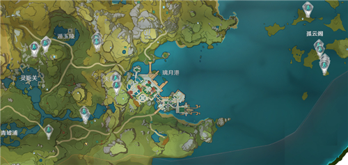 原神水晶矿分布图