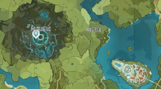 原神蒙德城后面的地图怎么开