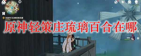 原神轻策庄琉璃百合在哪