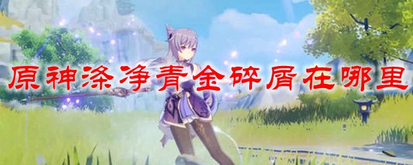 原神涤净青金碎屑在哪里