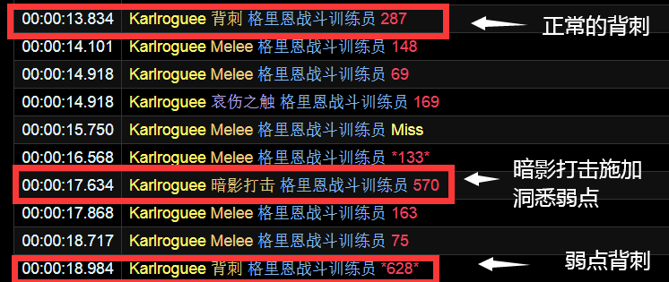 《魔兽世界》9.0敏锐贼弱点机制分析