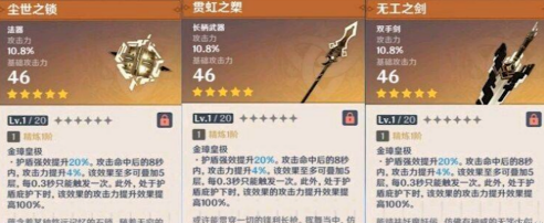 原神1.1纪行武器值不值得抽