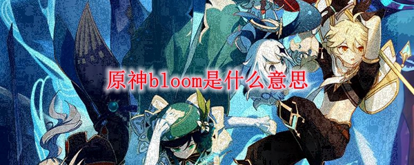 原神bloom是什么意思