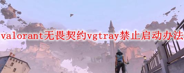 valorant无畏契约vgtray禁止启动办法