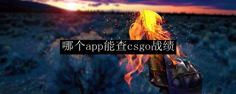 哪个app能查csgo战绩