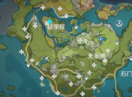 原神轻策庄陨星碎屑位置在哪