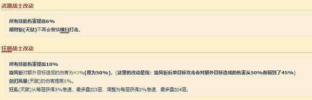 魔兽世界9.0武器战和狂暴战谁厉害
