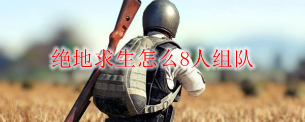 绝地求生怎么8人组队