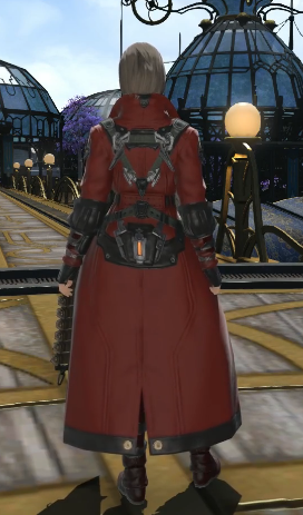 《ff14》5.25绝枪战士80级校服染色外观