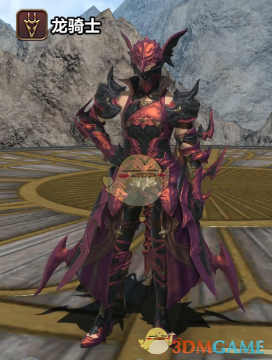 《ff14》5.25龙骑士80级校服染色外观