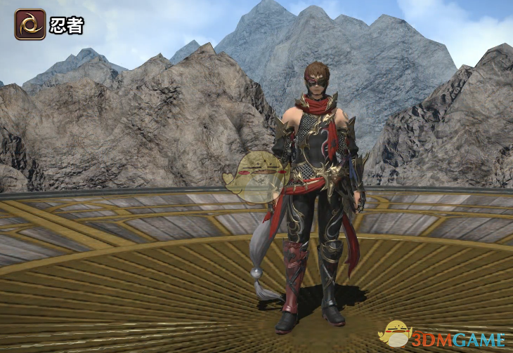 《ff14》5.25忍者80级校服染色外观