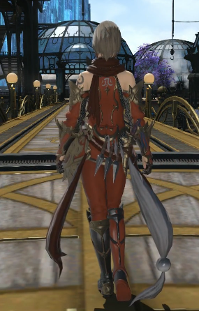 《ff14》5.25忍者80级校服染色外观
