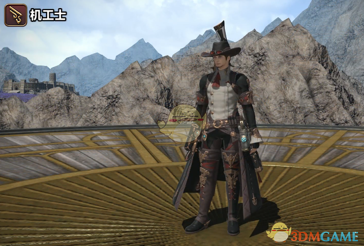 《ff14》5.25机工士80级校服染色外观