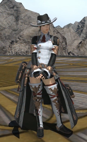 《ff14》5.25机工士80级校服染色外观