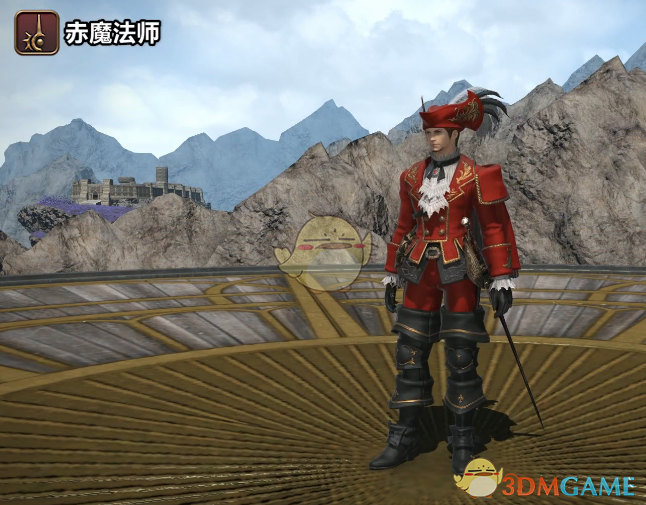 《ff14》5.25赤魔法师80级校服染色外观