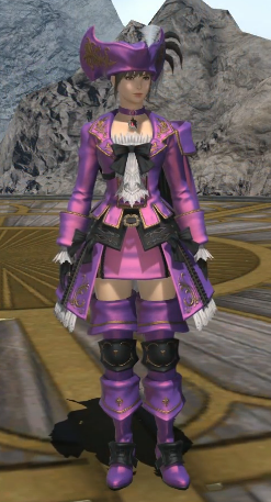 《ff14》5.25赤魔法师80级校服染色外观