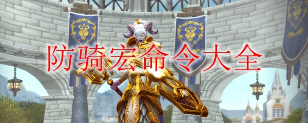 《魔兽世界》9.0防骑宏命令大全