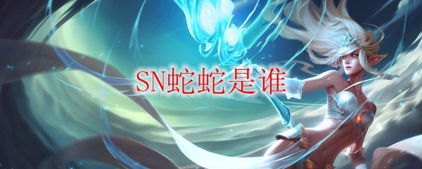 SN蛇蛇是谁