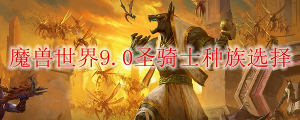 魔兽世界9.0联盟圣骑士选什么种族