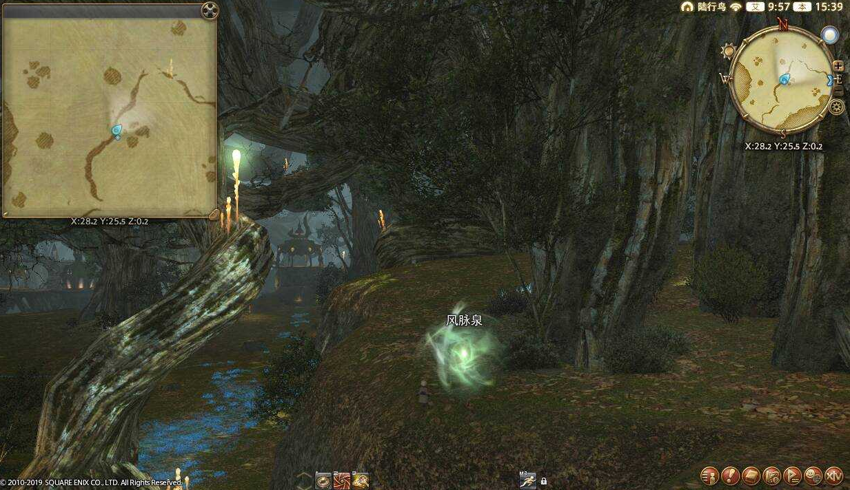 ff14拉凯提卡大森林风脉位置