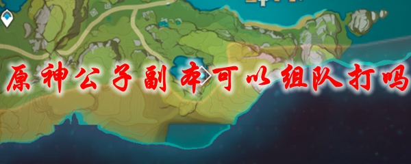 原神公子副本可以组队打吗