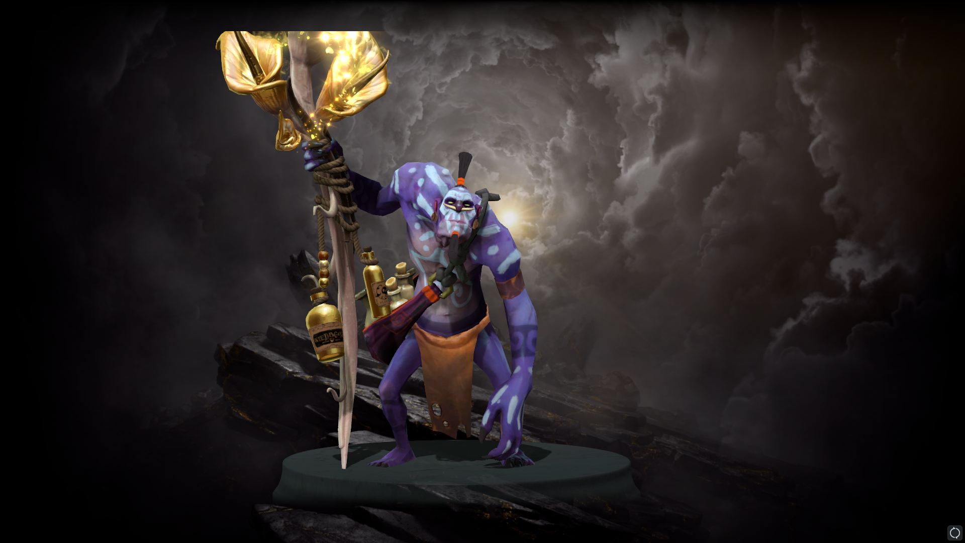《DOTA2》TI10纯金神医仙草饰品外观介绍