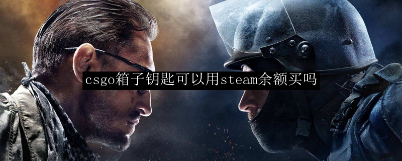csgo箱子钥匙可以用steam余额买吗