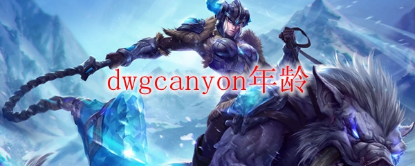 dwgcanyon年龄
