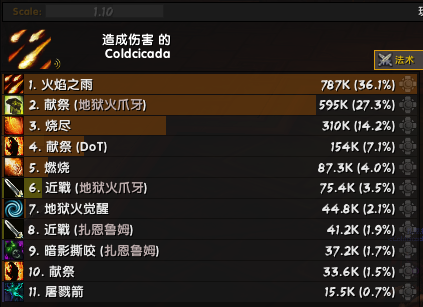 魔兽世界9.0毁灭术手法