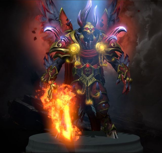 《DOTA2》TI10典藏宝瓶末日使者先烈之怒套装外观